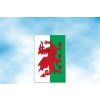 Wales vlajecka na snurku