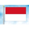 indonesie vlajka na karabiny