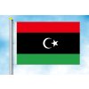 libye vlajka na karabiny