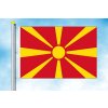 severni makedonie vlajka na karabiny