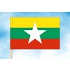myanmar vlajka na navlek