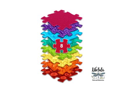 Muffik ortopedický set – Dúha (8 ks)