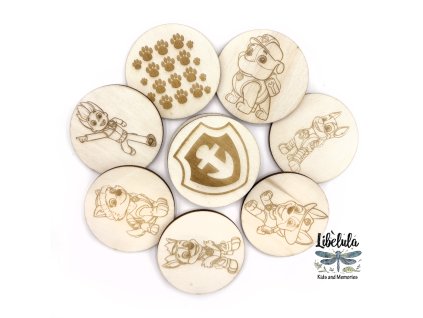 1435 drevene pexeso labkova patrola