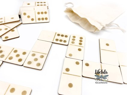 1462 1 drevene domina cisla