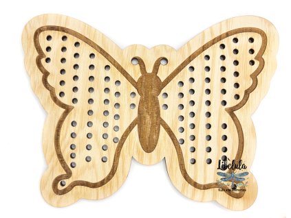 1840 1 drevene tvary na snurovanie minidots motyl
