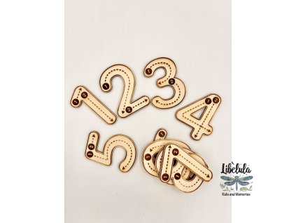 199 1 drevene montessori cislice s navodom na pisanie sada 11 ks