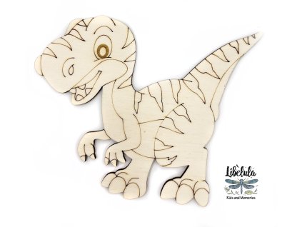 2218 paintme drevena omalovanka dino deinonychus