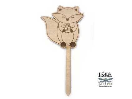 2404 dreveny zapich na tortu liska