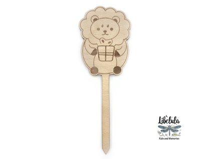 2416 dreveny zapich na tortu lev