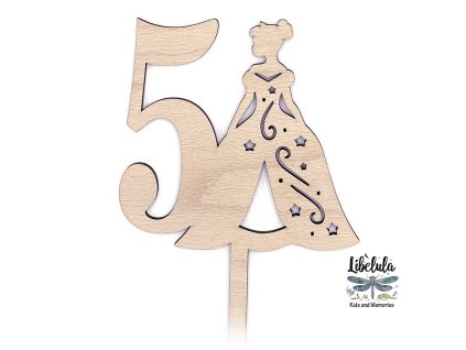 2440 1 dreveny zapich na tortu princezna cislo 5