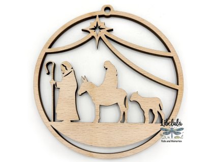 3082 drevena vianocna ozdoba svata noc 12