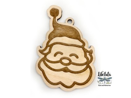 Drevená vianočná ozdoba – Vianočný motív 33