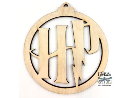 Drevená vianočná ozdoba – Harry Potter 2