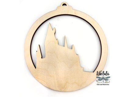 Drevená vianočná ozdoba – Harry Potter 5