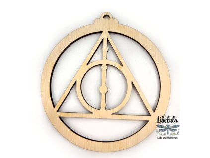 Drevená vianočná ozdoba – Harry Potter 8