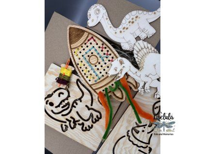 Štartovací tvorivý set pre deti Dino