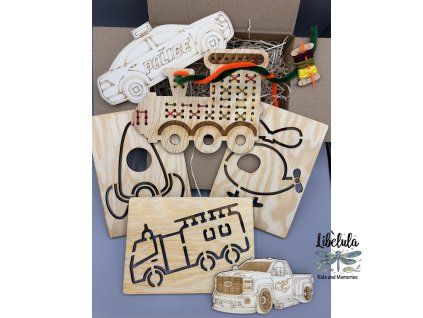 Štartovací tvorivý set pre deti Vozidlá