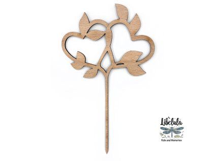 Drevený svadobný zápich 11