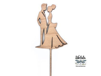 Drevený svadobný zápich 14