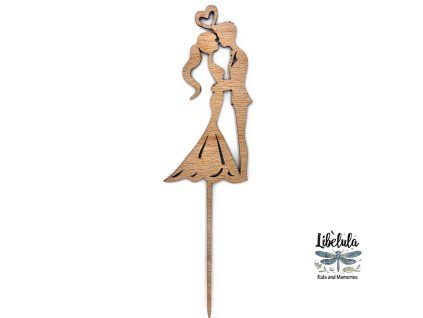 Drevený svadobný zápich 15