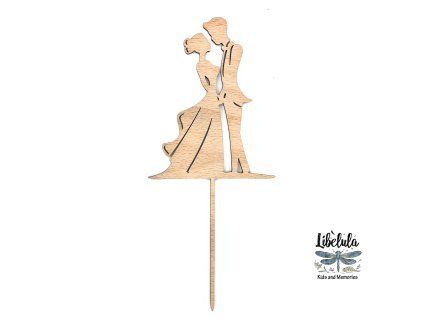 Drevený svadobný zápich 16