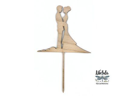 Drevený svadobný zápich 22