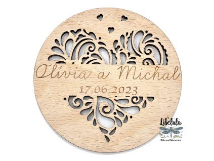 Svadobné podtácky 5