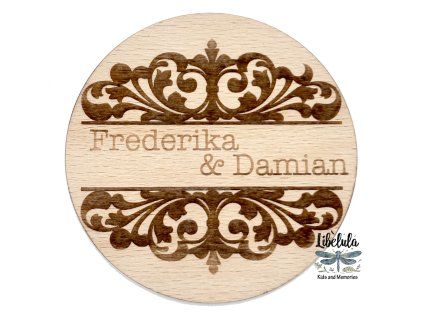 Svadobné podtácky 6