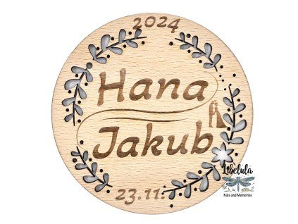 Svadobné podtácky 8