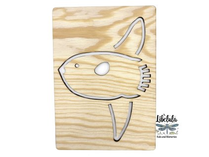 Šablóna na kreslenie Oceán - Mesačník (Veľkosť šablóna Veľký formát (cca. A4))