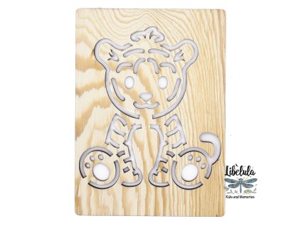 Šablóna na kreslenie Safari - Tiger (Veľkosť šablóna Veľký formát (cca. A4))
