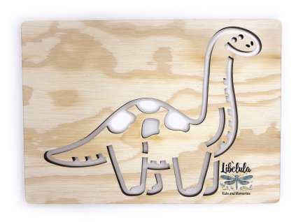 Šablóna na kreslenie Dinosauri - Diplodocus