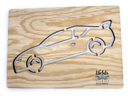 Šablóna na kreslenie - Vozidlá - Pretekárske auto (Veľkosť šablóna Veľký formát (cca. A4))