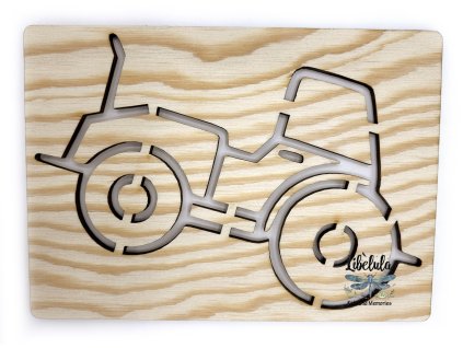 Šablóna na kreslenie - Vozidlá - Traktor verzia 2 (Veľkosť šablóna Veľký formát (cca. A4))