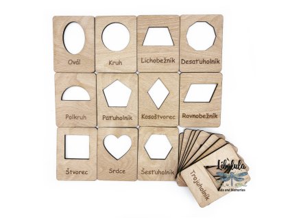 772 drevene sablony geometricke tvary