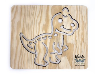 Šablóna na kreslenie Dinosauri - Ceratosaurus (Veľkosť šablóna Veľký formát (cca. A4))
