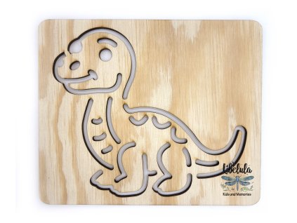 Šablóna na kreslenie Dinosauri - Moschops (Veľkosť šablóna Veľký formát (cca. A4))