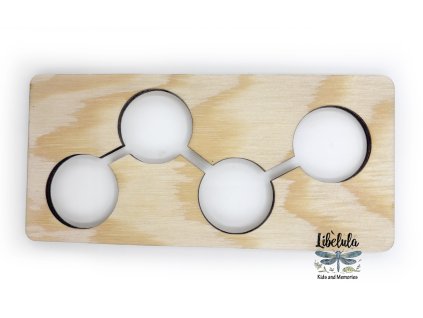 943 1 mini grafomotoricke sablony cca 15 cm spojene kruhy