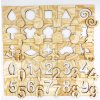 Drevené vzdelávacie puzzle – MIX tvarov, objektov a čísiel (50 ks – náhodný výber)