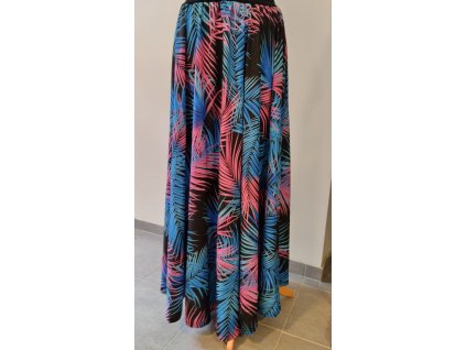 Maxi sukně,  110cm, náplet, silk, 3313319