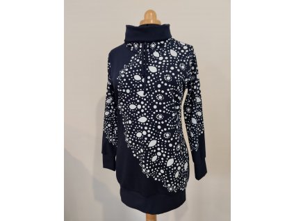 Mikinošaty, s límcem,+ manžeta,+ spodní lem, teplák, 402284