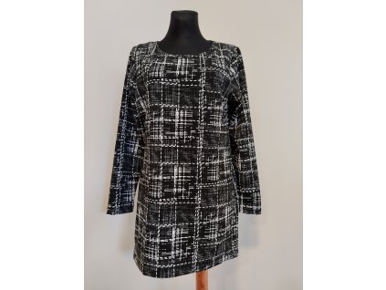 Tunika, bílo-černá kostka, 3220109, *