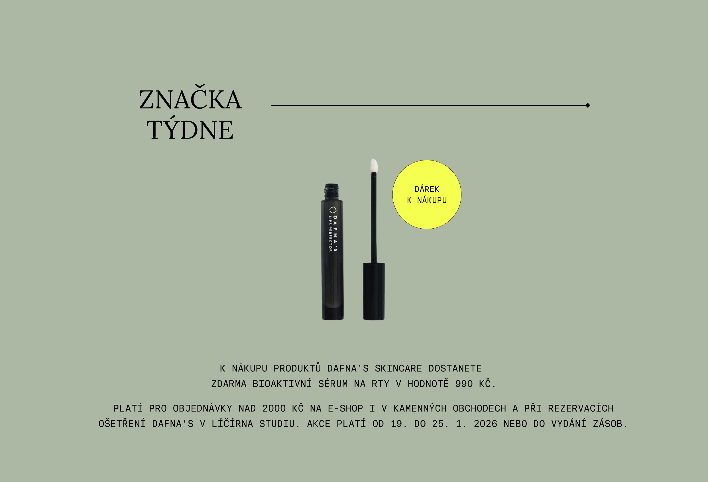 Dafna's BOTW darek k nakupu nad 2000kč