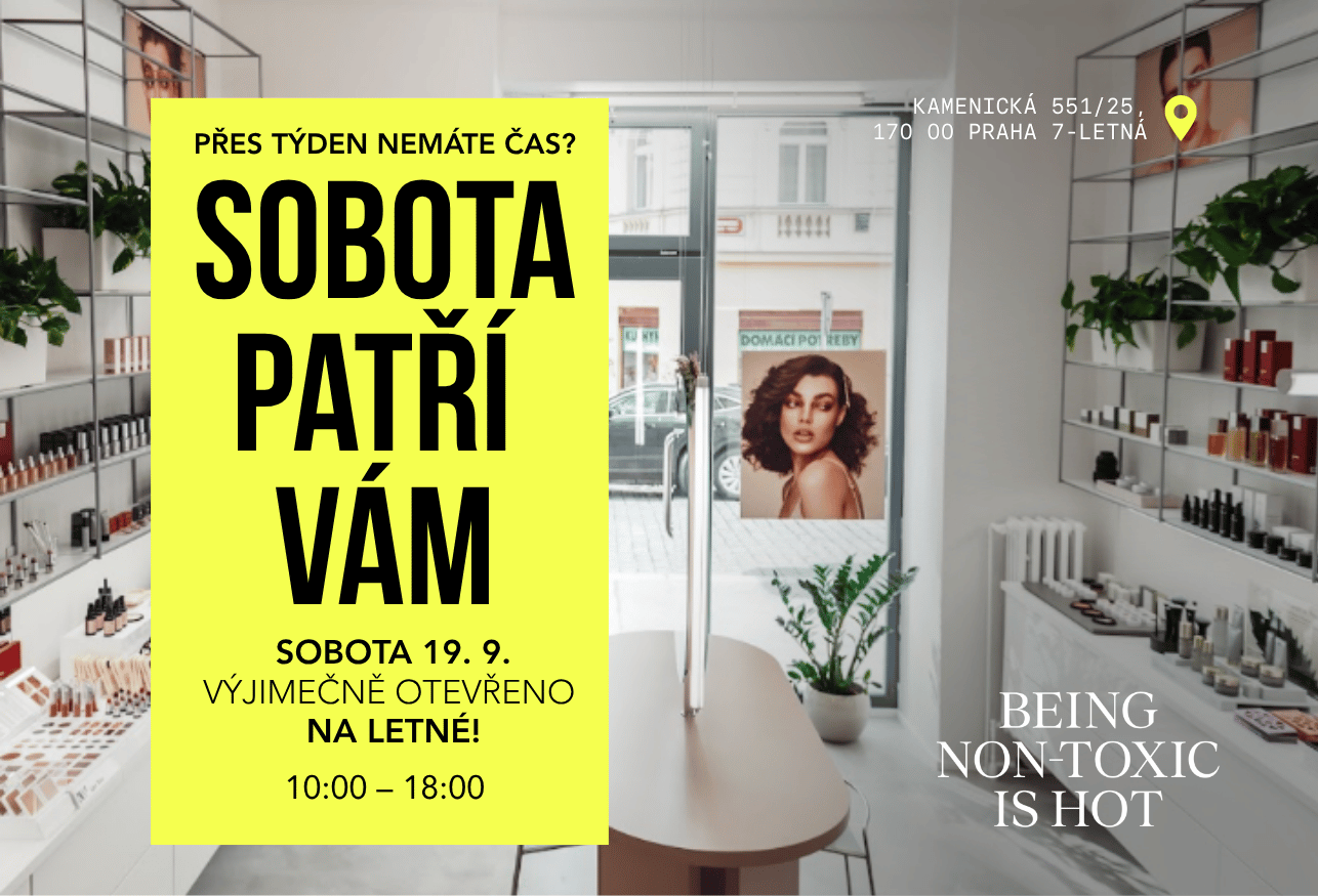 Sobota patří vám (19.9. prodejna na Letné otevřena)