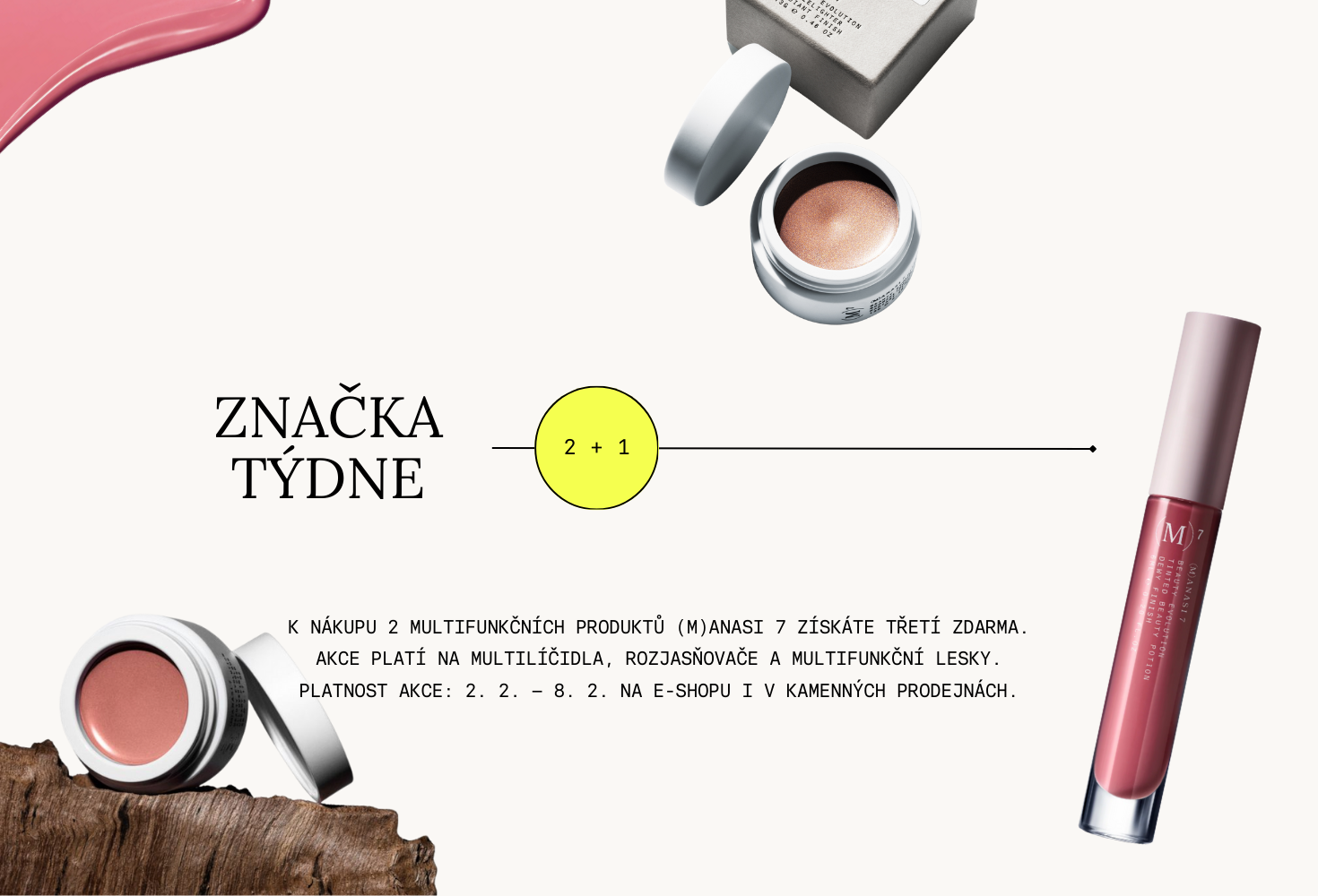 Manasi7 2+1 akce 3 produkt zdarma