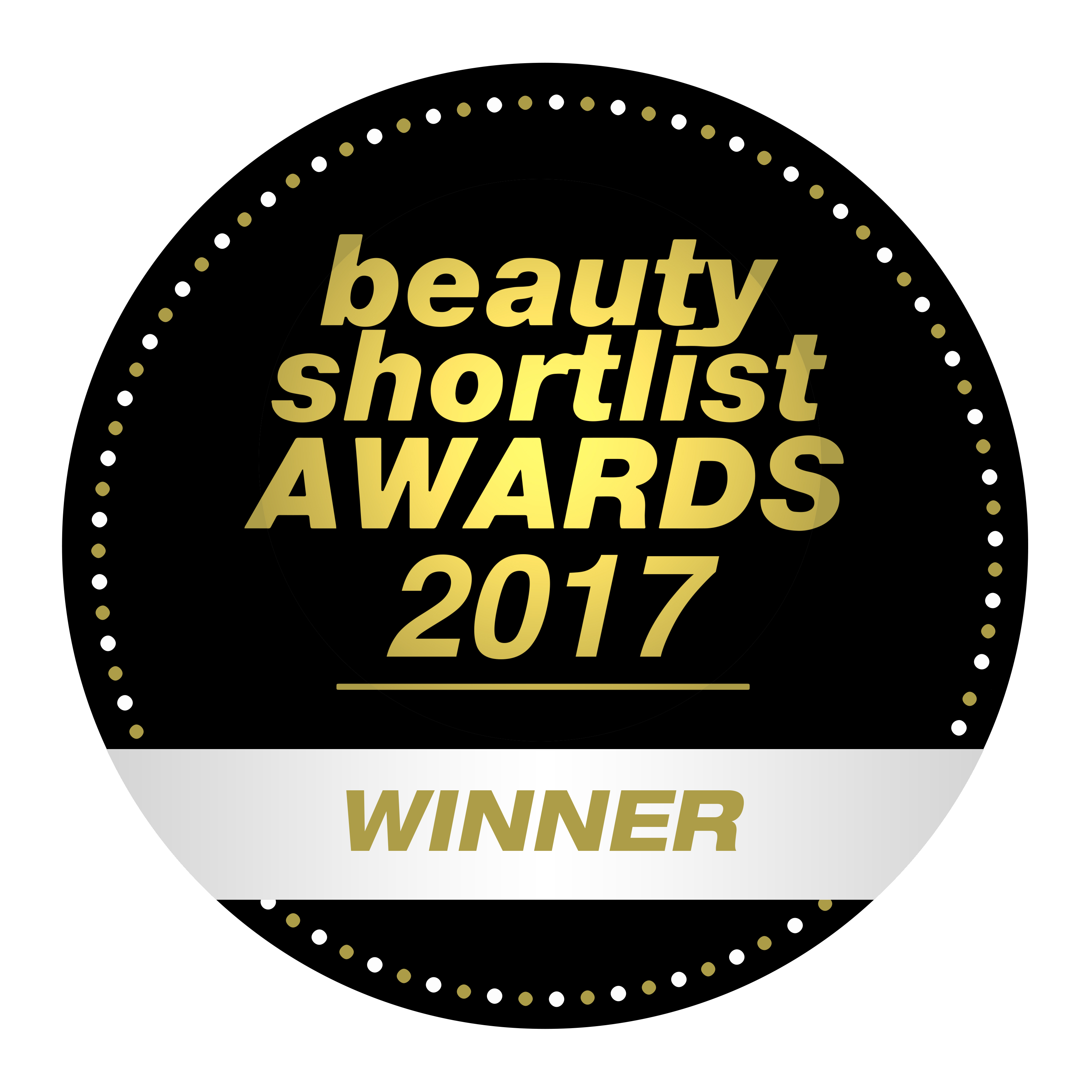 WINNER 2017 BEAUTY SHORTLIST AWARDS 300dpi