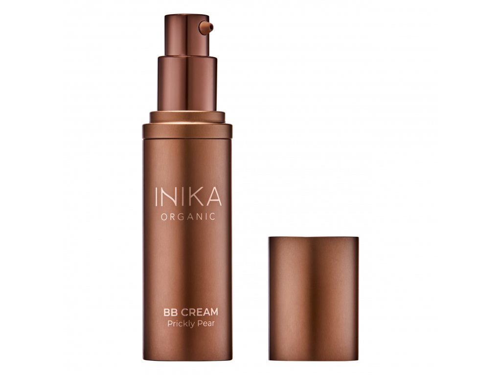 BB Cream front lid off by Inika Organic