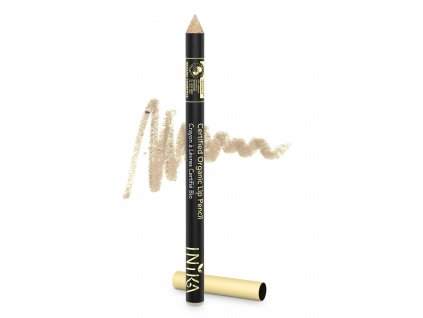 INIKA Certified Organic Lip Pencil 1.2g Buff With Product