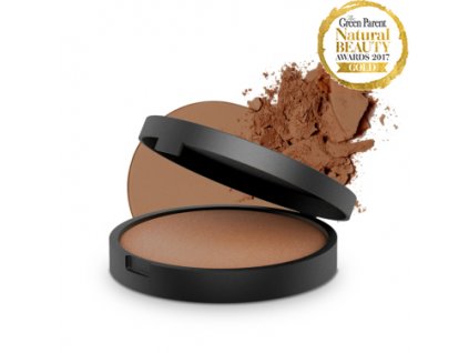 inika baked mineral bronzer 8g sunbeam with product 2 1 kopie