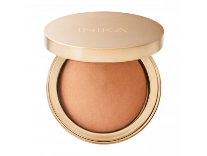 Baked Mineral Bronzer Sunkissed open by Inika Organic